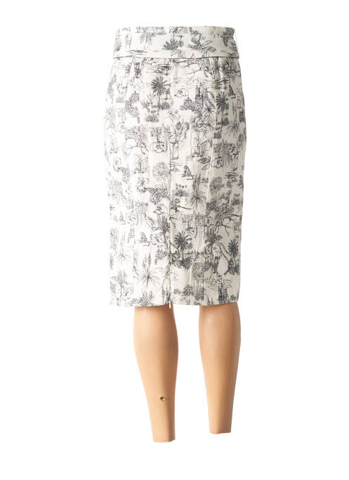 Jupe mi-longue blanc MARELLA pour femme