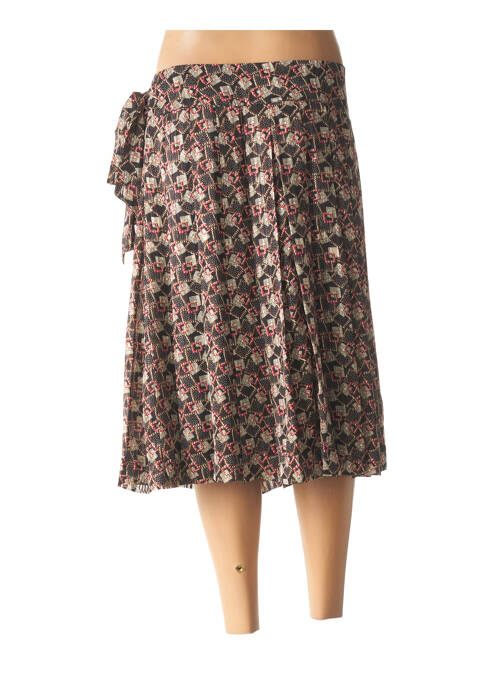 Jupe mi-longue noir IDANO pour femme