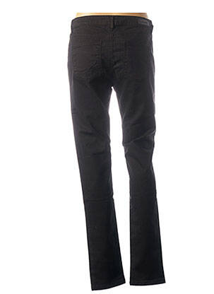 Pantalon slim stretch taille normale noir DENIM STUDIO femme