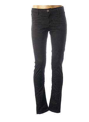 Pantalon droit stretch taille basse noir DL 1961 femme