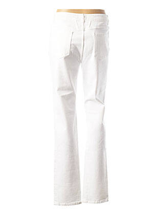 Jeans coupe slim broderie rivets taille normale blanc CLOSED femme