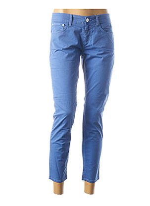 Pantacourt stretch taille basse bleu CLOSED femme