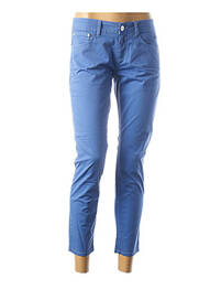 Pantacourt stretch taille basse bleu CLOSED femme