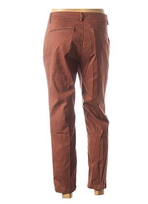 Pantalon 7/8 stretch taille basse marron CLOSED femme