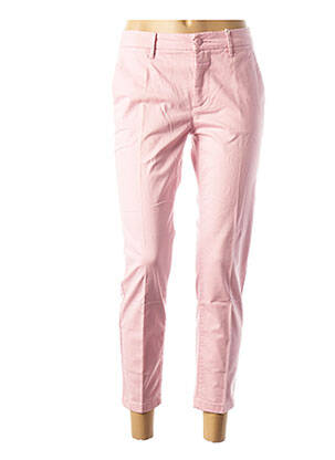Pantalon 7/8 stretch taille basse rose CLOSED femme