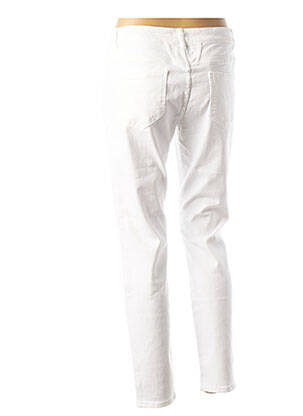 Pantalon 7/8 stretch taille basse blanc CLOSED femme