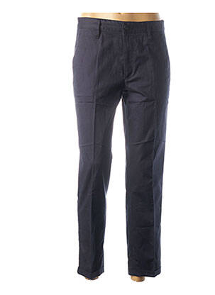 Pantalon 7/8 fermeture zippée sous rabat boutonné taille normale bleu CLOSED femme