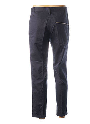 Pantalon 7/8 fermeture zippée sous rabat boutonné taille normale bleu CLOSED femme