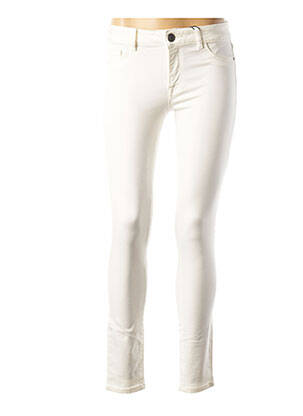 Pantalon slim taille basse taille basse blanc DL 1961 femme