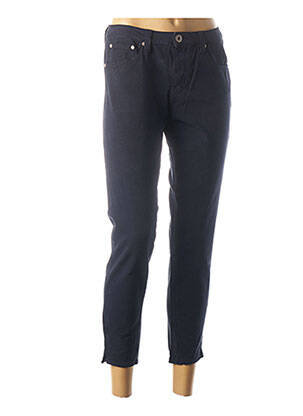Pantacourt stretch taille basse bleu DENIM STUDIO femme