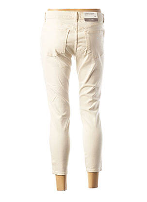 Pantacourt stretch taille basse beige DL 1961 femme