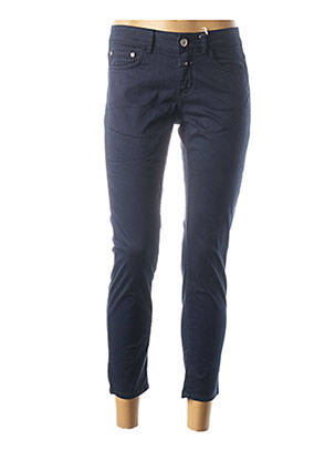 Pantacourt taille basse taille basse bleu CLOSED femme