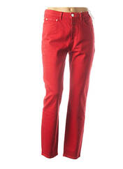 Jeans coupe slim rouge CLOSED pour femme seconde vue