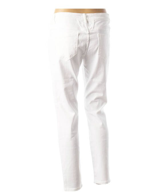 Pantalon 7/8 stretch taille basse blanc CLOSED femme