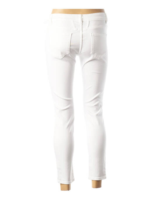 Pantalon 7/8 stretch taille basse blanc CLOSED femme