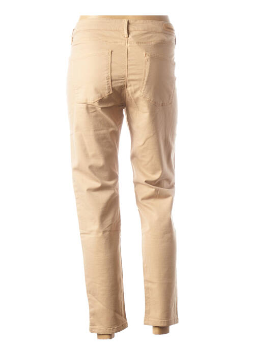 Pantalon 7/8 beige DENIM STUDIO pour femme