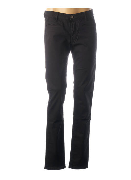 Pantalon slim noir DENIM STUDIO pour femme