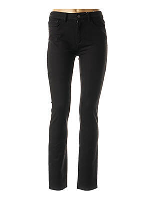 Pantalon slim broderie rivets taille normale noir DL 1961 femme