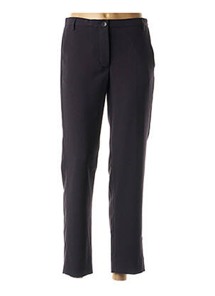 Pantalon 7/8 taille élastique bleu HARTFORD femme