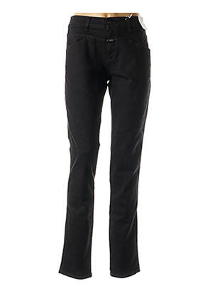 Jeans coupe slim slim taille basse noir CLOSED femme