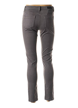 Pantalon 7/8 stretch taille basse gris DENIM STUDIO femme