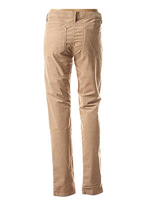 Pantalon slim taille basse taille basse beige DENIM STUDIO femme
