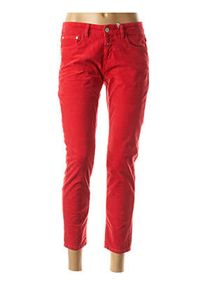 Pantacourt taille basse taille basse rouge CLOSED femme