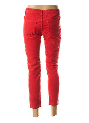 Pantacourt stretch taille basse rouge CLOSED femme