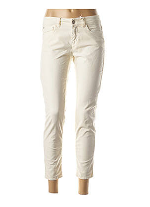 Pantacourt stretch taille basse beige CLOSED femme