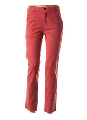 Pantalon 7/8 rouge LEON & HARPER pour femme seconde vue