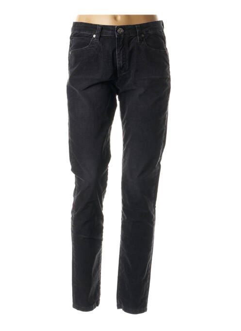 Pantalon 7/8 stretch taille basse noir DENIM STUDIO femme