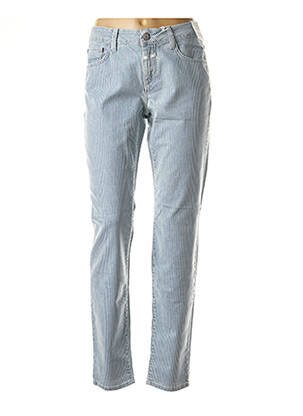 Pantalon slim stretch taille normale bleu CLOSED femme
