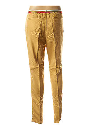 Pantalon 7/8 taille élastique beige CHLOÉ STORA femme