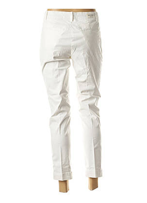Pantalon 7/8 stretch taille normale blanc JANE BLUE femme