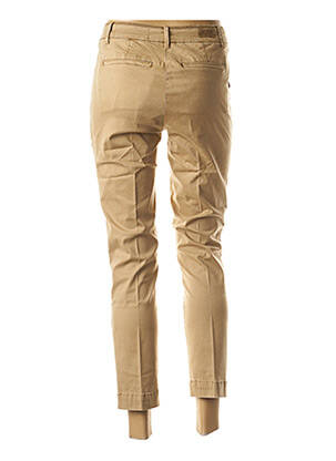 Pantalon 7/8 stretch taille normale beige JANE BLUE femme