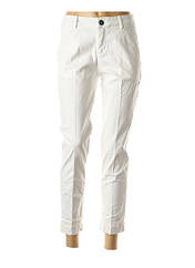 Pantalon 7/8 blanc JANE BLUE pour femme seconde vue