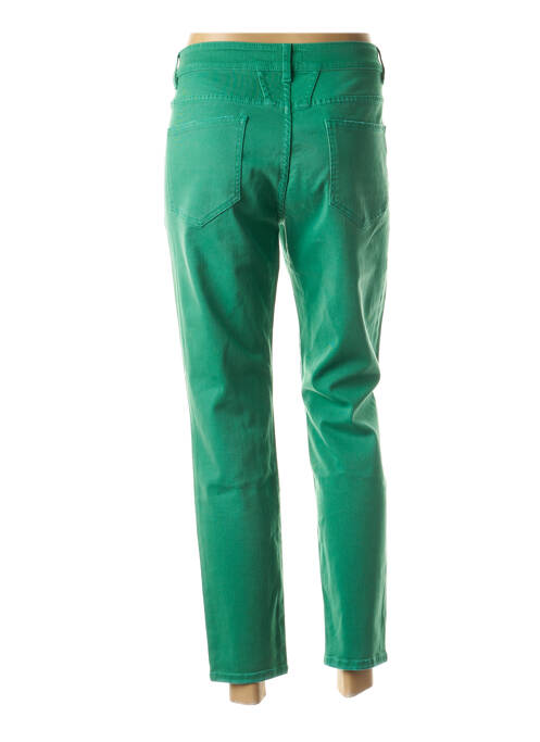 Jeans coupe slim vert CLOSED femme