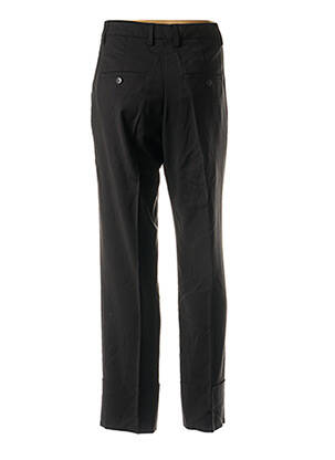 Pantalon droit tissage crêpe taille haute noir CLOSED femme