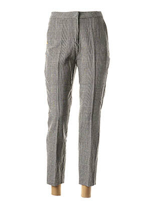 Pantalon 7/8 taille haute taille haute noir MANILA GRACE femme