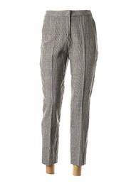 Pantalon 7/8 taille haute taille haute noir MANILA GRACE femme