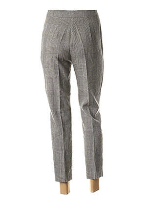 Pantalon 7/8 taille haute taille haute noir MANILA GRACE femme