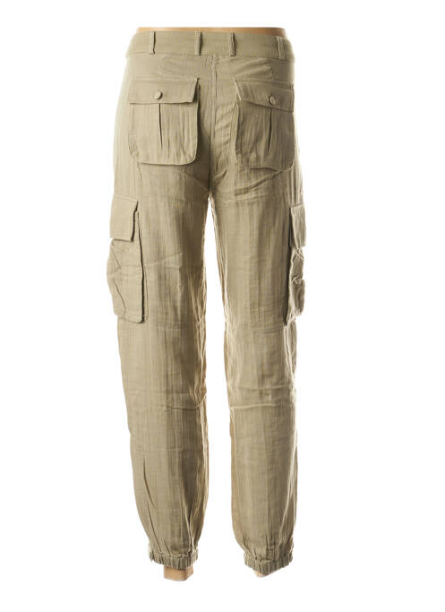 Pantalon droit vert SCHOOL RAG pour femme