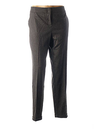 Pantalon droit stretch gris PENNYBLACK femme