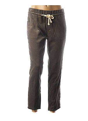 Pantalon 7/8 taille élastique vert CLOSED femme