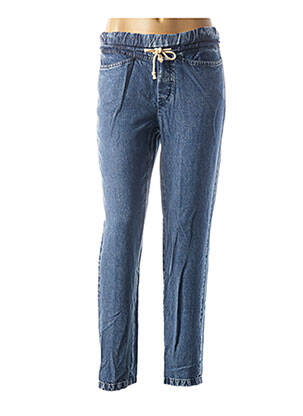 Pantalon droit taille haute taille haute bleu CLOSED femme