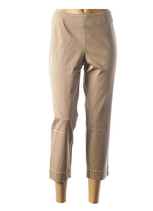 Pantacourt coupe droite taille normale beige ELEMENTE CLEMENTE femme