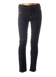 Jeans coupe slim broderie rivets taille normale bleu GERTRUDE + GASTON femme