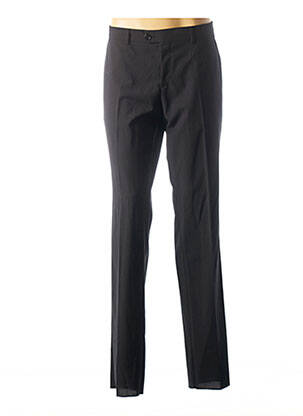 Pantalon droit tissage popeline taille normale noir TRUSSARDI JEANS homme
