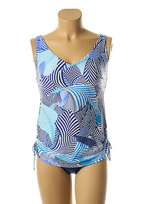 Tankini imprimé fantaisie bleu ANITA femme
