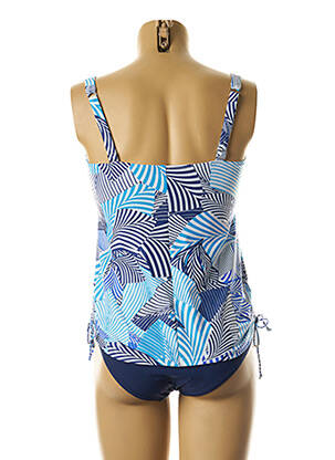 Tankini imprimé fantaisie bleu ANITA femme